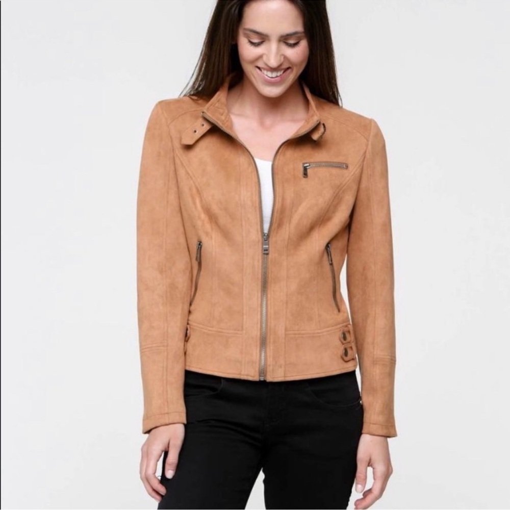 DownEast Faux Sued Jacket
